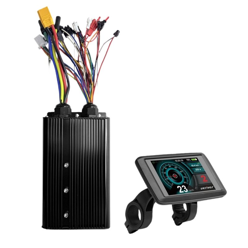 Sine Wave Controller 48V 72V 80A - HOES-UKC1+ LCD-displaymeter + controller voor sinus-