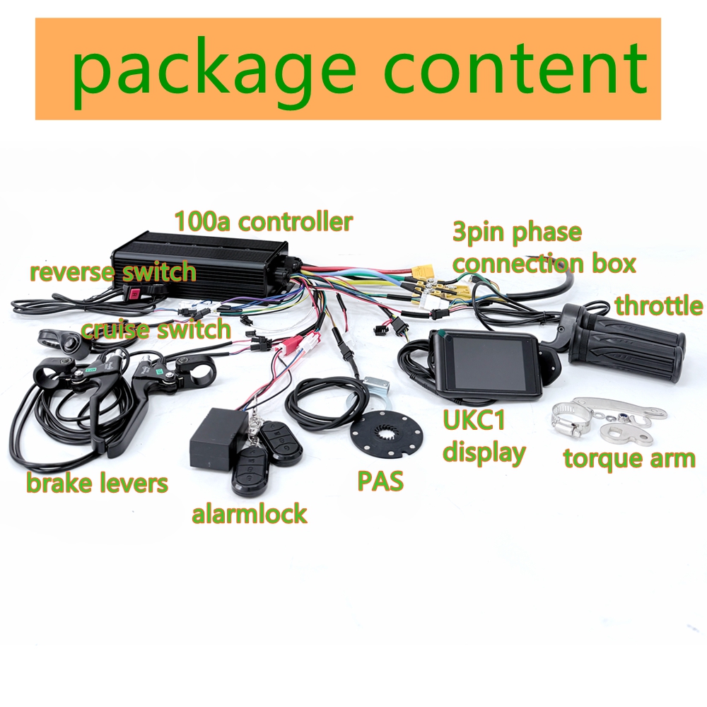NBpower 170/190mm Dropout 48-7 - Ebike Conversion Kit 72V 3000W recensie en prijs